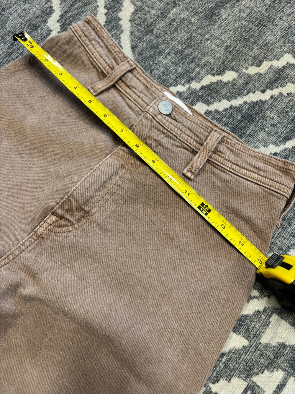 PISTOLA ANTHROPOLOGIE High-Rise Wide-Leg Frayed Jeans - Picture 9 of 9